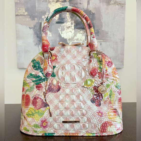 Brahmin Handbags - Brahmin Georgina Satchel in the Fruit Salad Melbourne